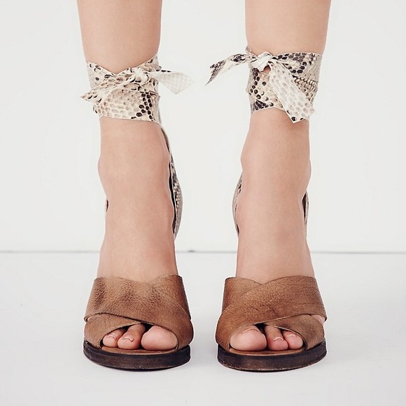 Free People Shoes - Free People wrap heel
